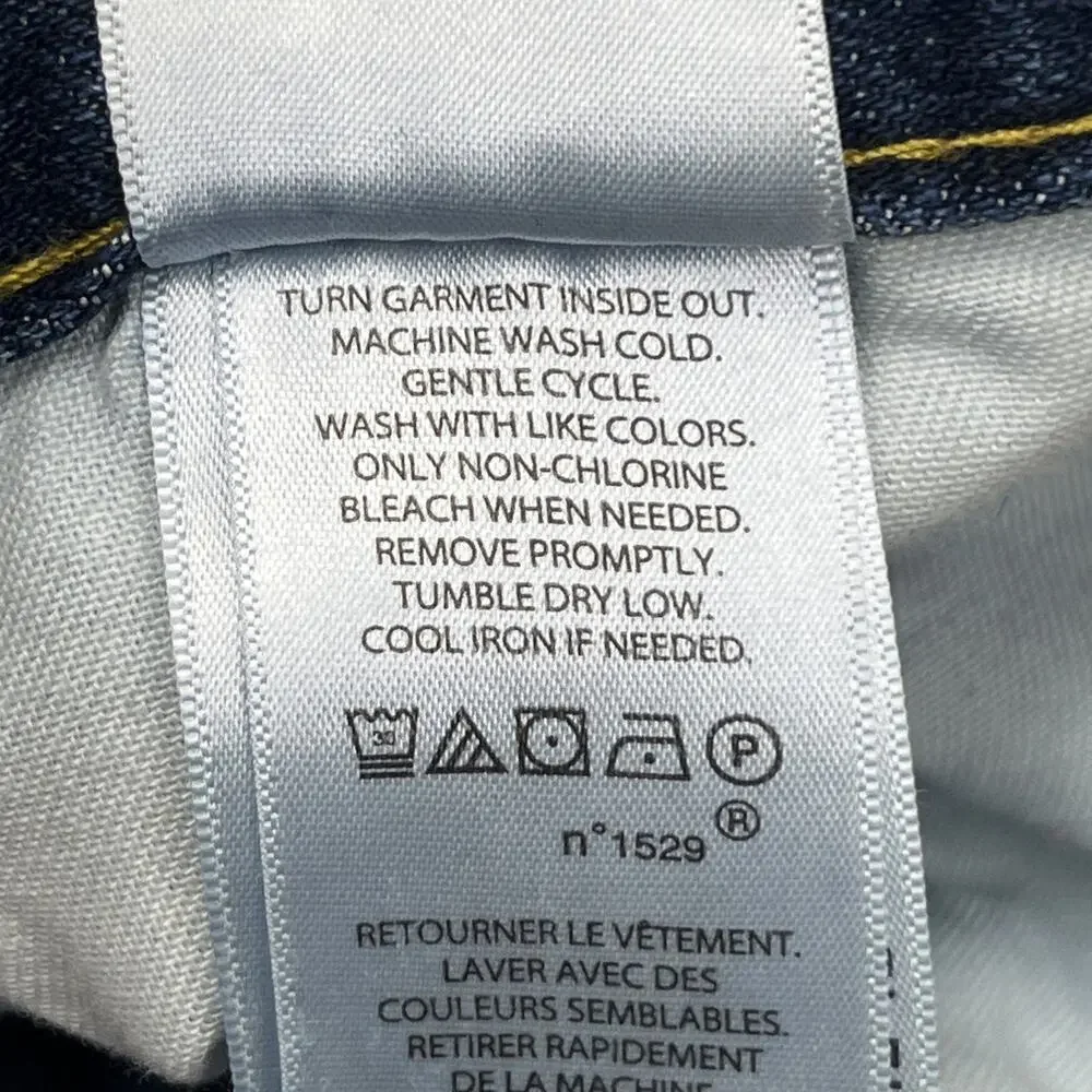 Polo Ralph Lauren Varick Slim Straight Jeans Mens 36x34 (36X33) Blue Preppy